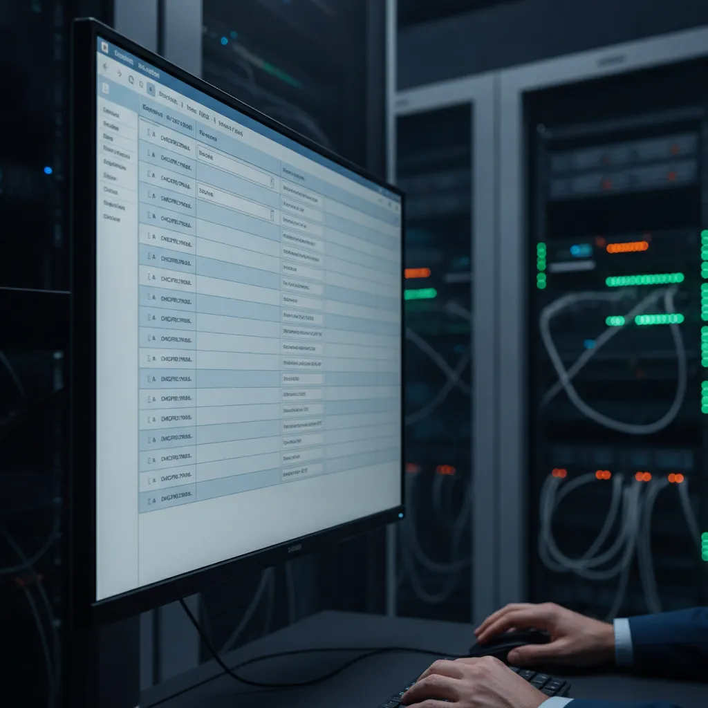 server control panel dns editor