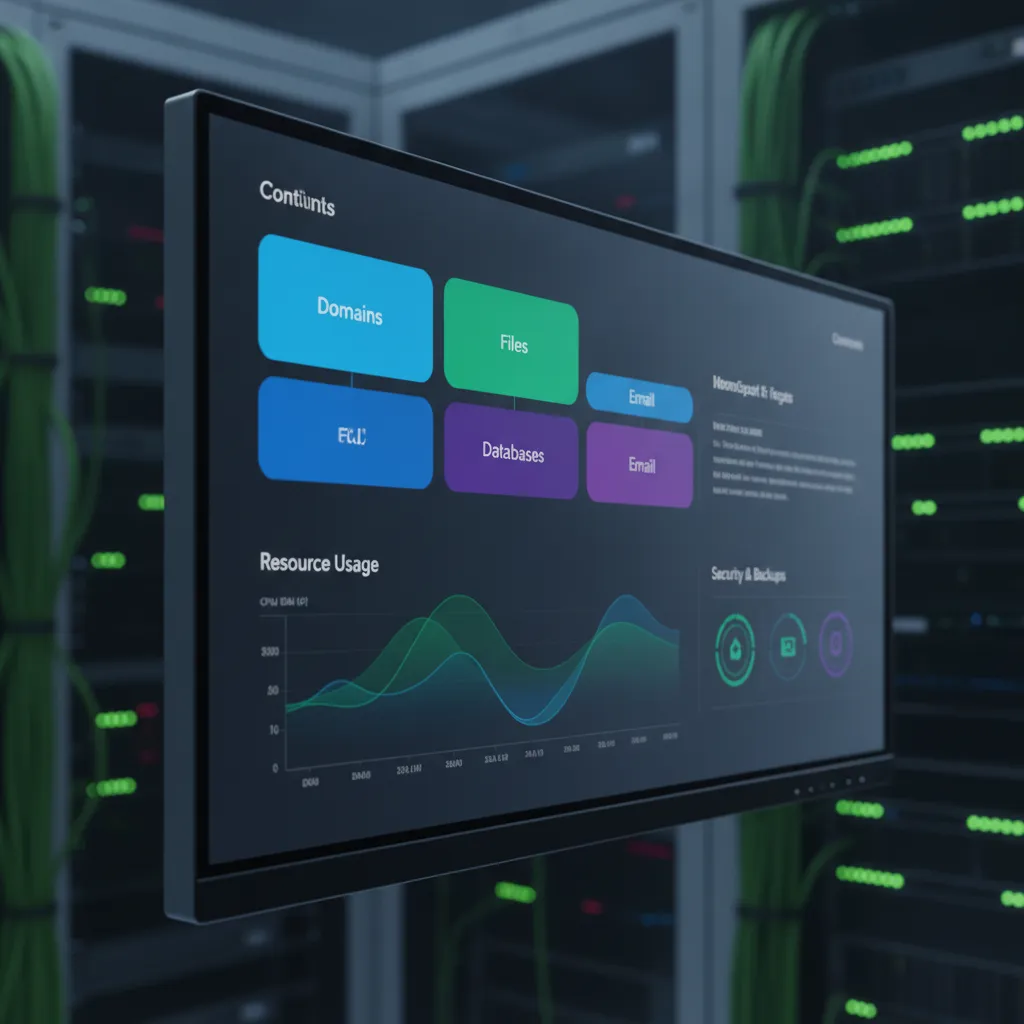 web hosting control panel
